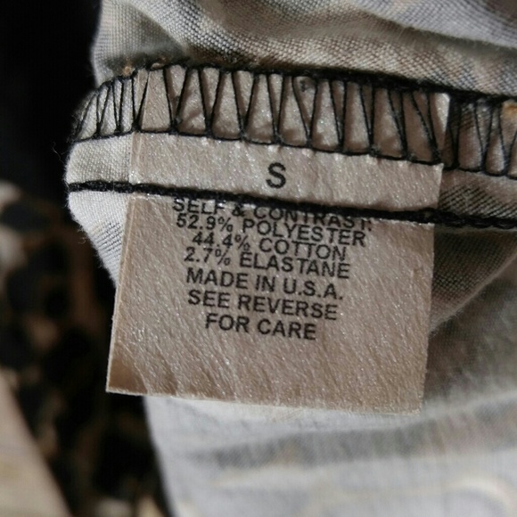 Metropark MP Black Bodycon Strapless leopard Dress - Picture 5 of 6